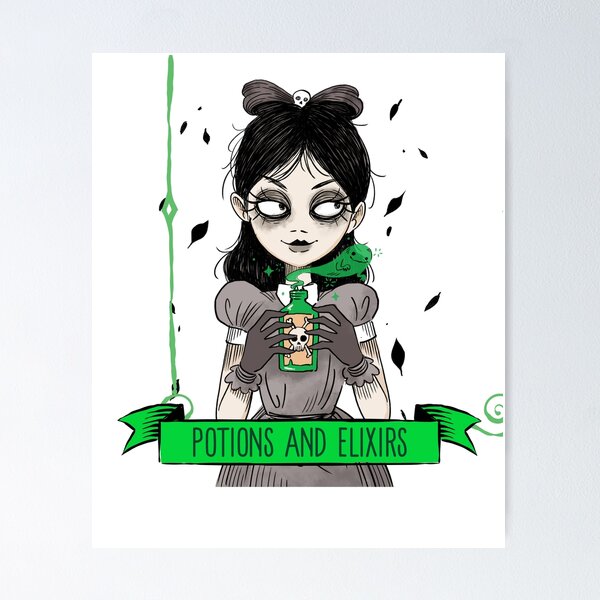 Item preview, Goth Halloween Potions and Elixirs Gideons style t shirt designed and sold by BCraftTee.