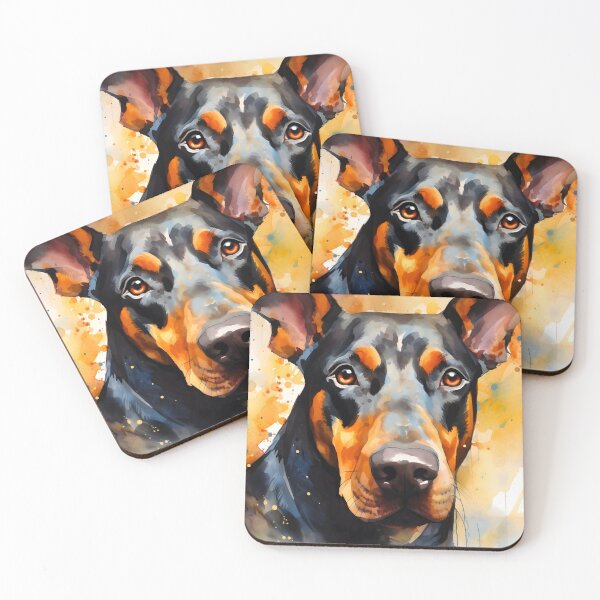Artikelvorschau, Aquarell Dobermann Pinscher entworfen und verkauft von TheAnimalZ00.