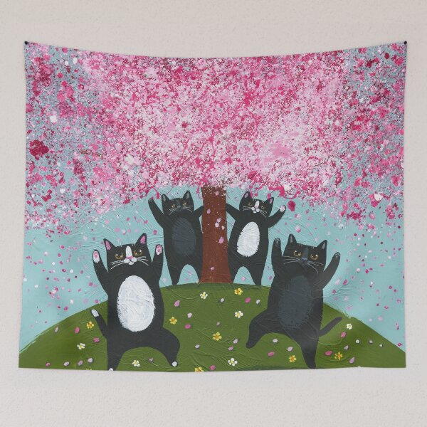 Item preview, Cats Celebration of Spring 2024 designed and sold by KilkennyCat Art.
