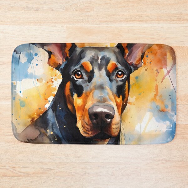 Artikelvorschau, Aquarell Dobermann Pinscher entworfen und verkauft von TheAnimalZ00.