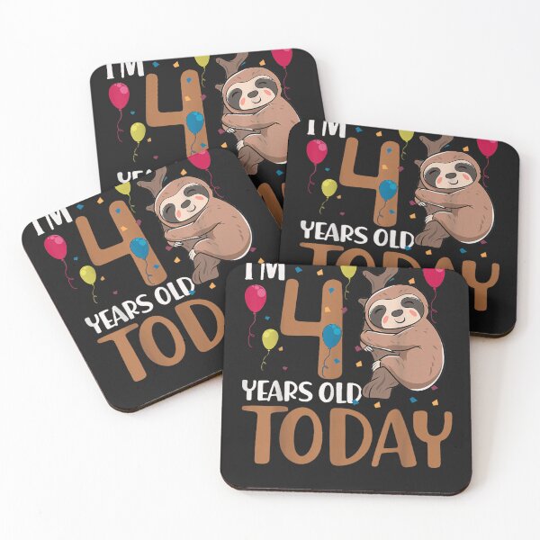 Item preview, 4Th Birthday Shirt Sloth Kids Lazy Boys Party 4 Four4Th Birthday Shirt Sloth Kids Lazy Boys Party 4 Four designed and sold by AnnetteHanns.