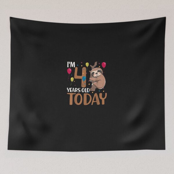 Item preview, 4Th Birthday Shirt Sloth Kids Lazy Boys Party 4 Four4Th Birthday Shirt Sloth Kids Lazy Boys Party 4 Four designed and sold by AnnetteHanns.