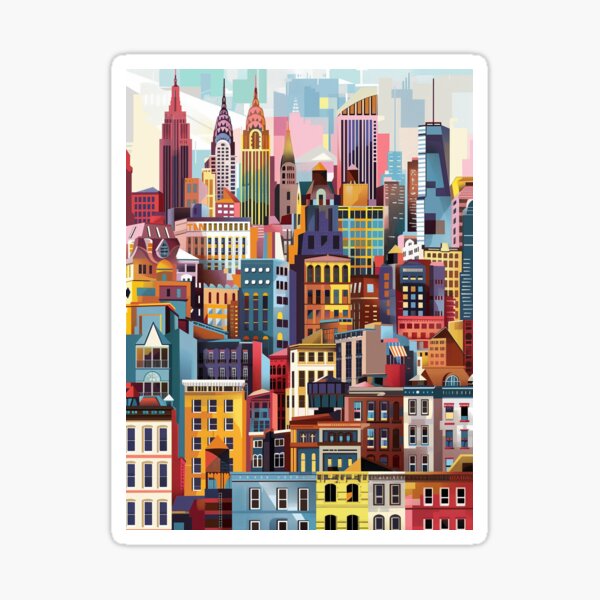 Item preview, New York City Skyline designed and sold by itgonbebiblical.
