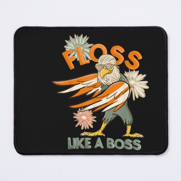 Item preview, 4Th Of July Floss Like A Boss Bald Eagle American Flag designed and sold by AnnetteHanns.