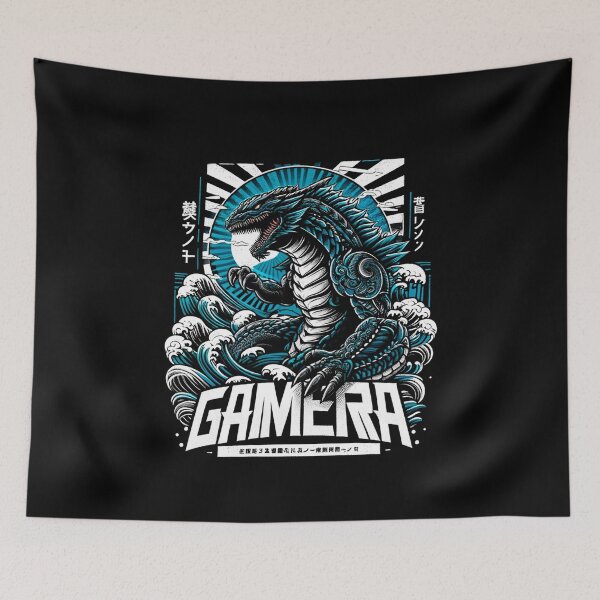 Item preview, Gamera Kaiju Monster Retro Graphic Tee - Vintage Japanese Inspired Casual Wear designed and sold by LaElee.