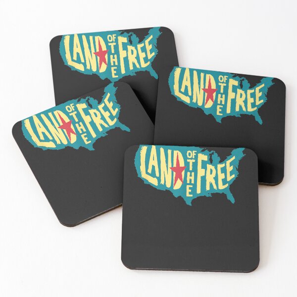 Item preview, 4Th Of July Map Of The USA Land Of The Free designed and sold by AnnetteHanns.