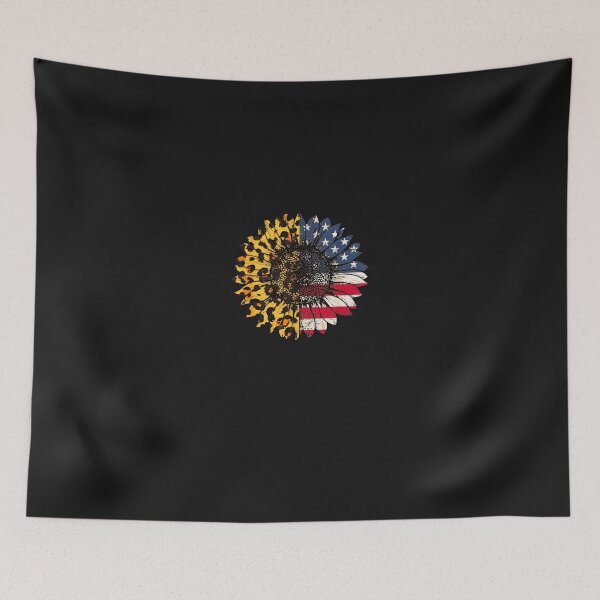 Item preview, 4Th Of July Sunflower American Flag Leopard Funny Women Kids designed and sold by AnnetteHanns.