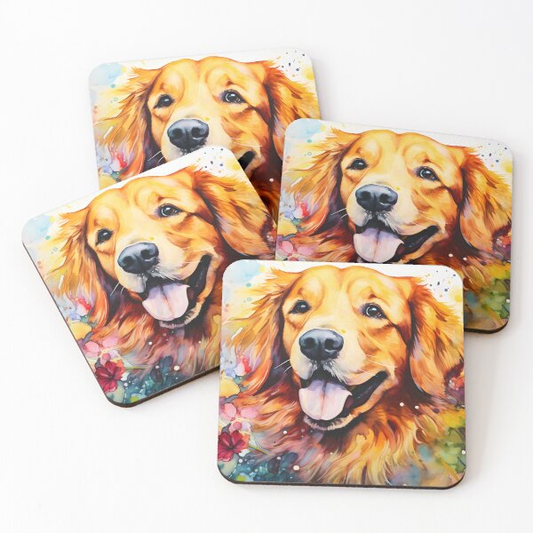 Item preview, Watercolor Golden Retriever  designed and sold by TheAnimalZ00.