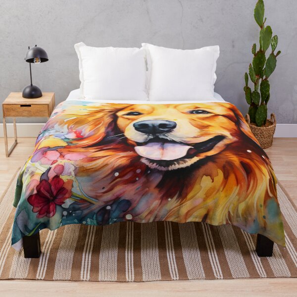 Item preview, Watercolor Golden Retriever designed and sold by TheAnimalZ00.