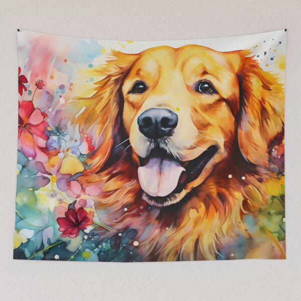 Item preview, Watercolor Golden Retriever  designed and sold by TheAnimalZ00.