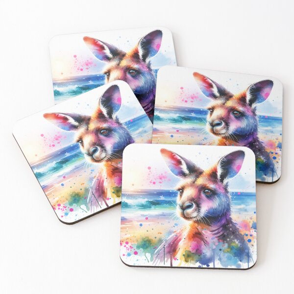 Item preview, Beach Kangaroo 4 designed and sold by ChrisButler.