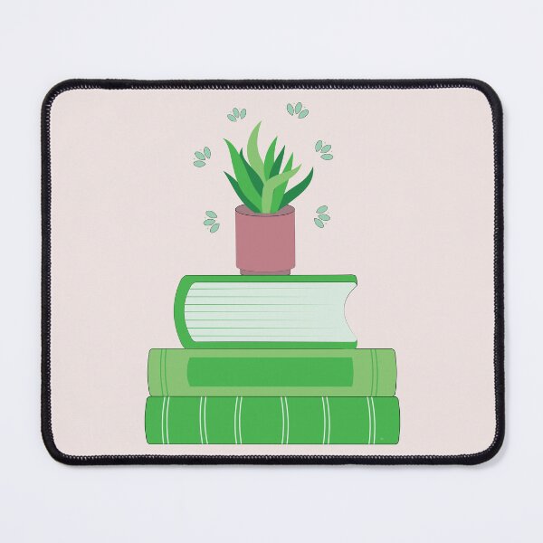 Item preview, Green Books and a Houseplant  designed and sold by iCraftCafe.