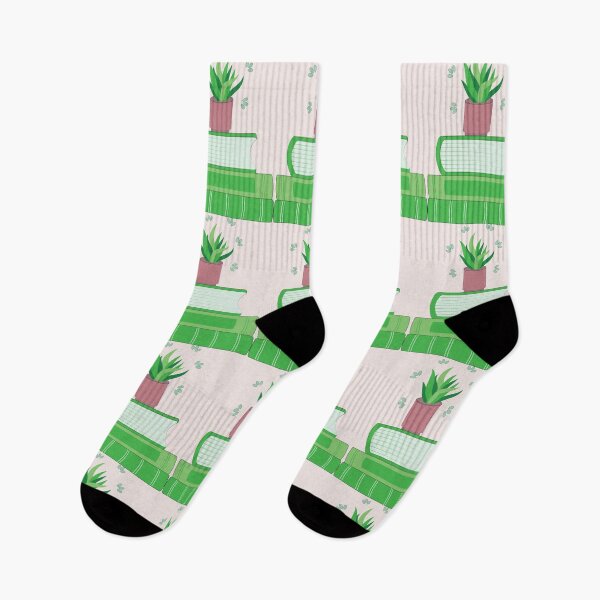 Item preview, Green Books and a Houseplant  designed and sold by iCraftCafe.