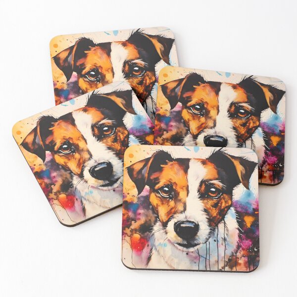 Artikelvorschau, Aquarell Jack Russell Terrier entworfen und verkauft von TheAnimalZ00.