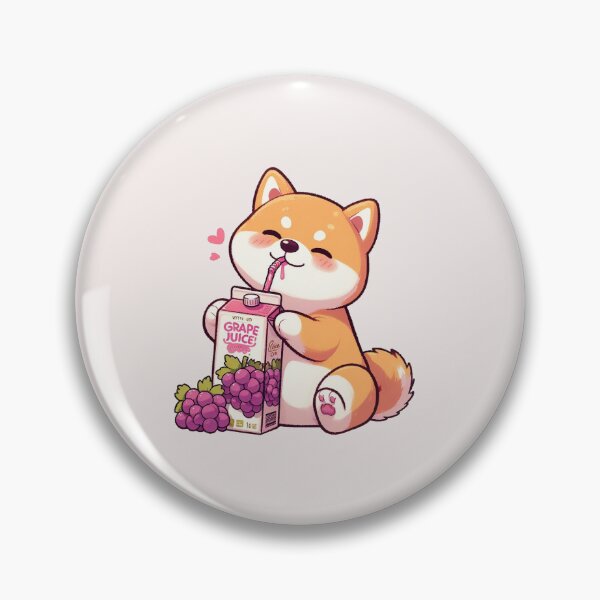 Item preview, Grape Juice Shiba Inu designed and sold by LemuellTrends.