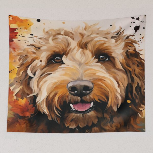 Item preview, Watercolor Labradoodle designed and sold by TheAnimalZ00.