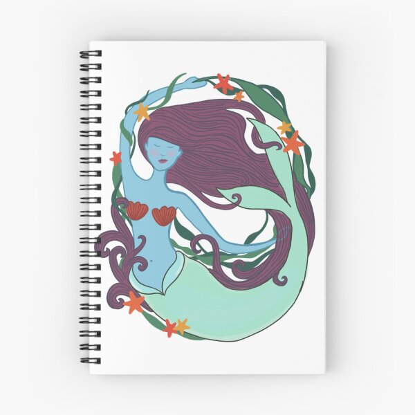 Item preview, Mermaid with Sea Stars and Sea Weed designed and sold by FoxandCrow.