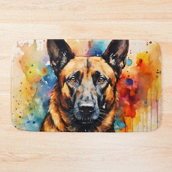 Item preview, Watercolor Belgian Malinois designed and sold by TheAnimalZ00.