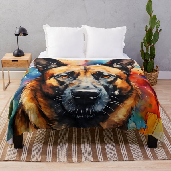 Item preview, Watercolor Belgian Malinois designed and sold by TheAnimalZ00.
