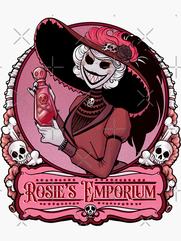 Thumbnail 3 of 3, Sticker, Rosie’s Emporium designed and sold by HollyPierson.
