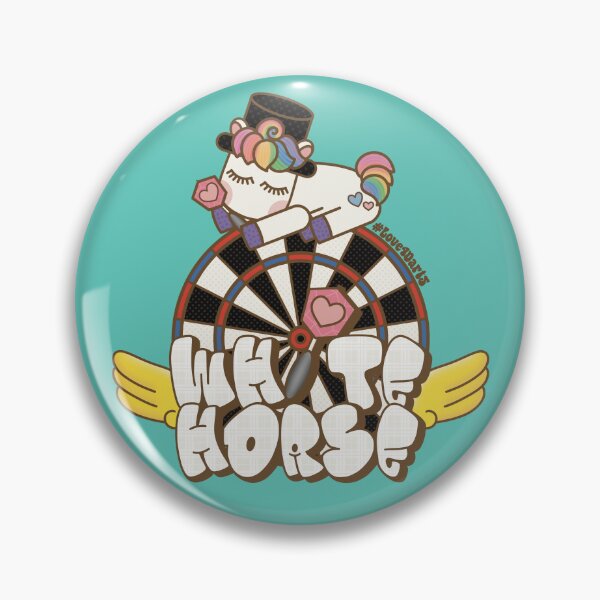 Item preview, White Horse Loves DARTS! designed and sold by love4darts.