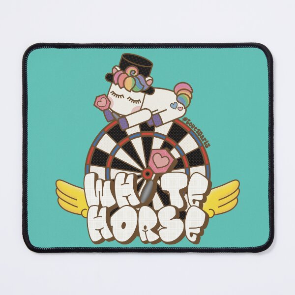 Item preview, White Horse Loves DARTS! designed and sold by love4darts.