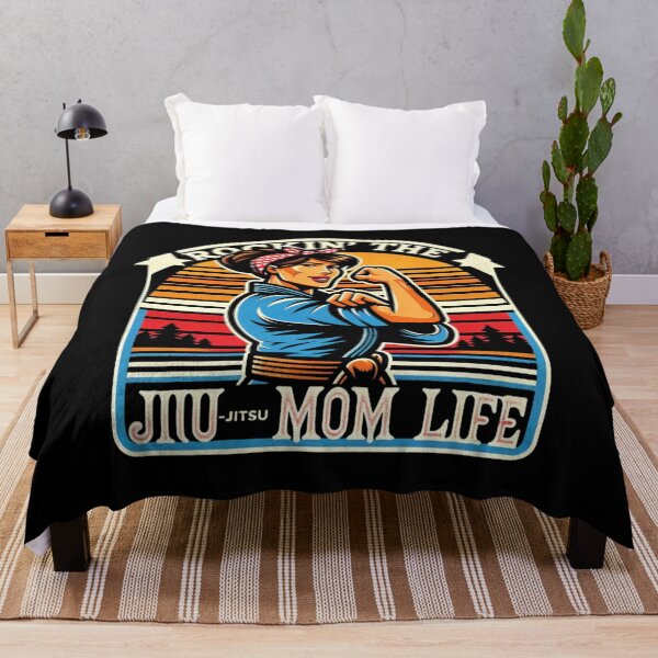 Item preview, Rockin' Jiu-Jitsu Mom Life Tee | Jiu-Jitsu Graphic Top designed and sold by LaElee.