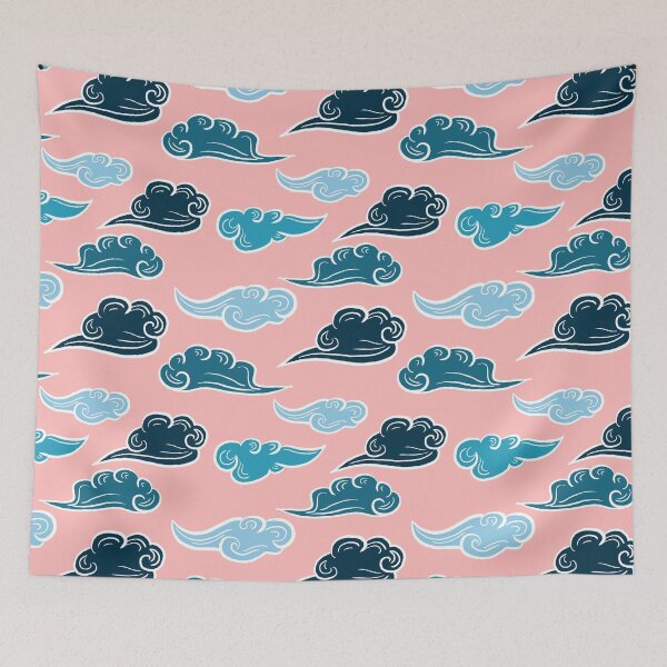Item preview, Clouds on pink  designed and sold by pinkyfish1010.