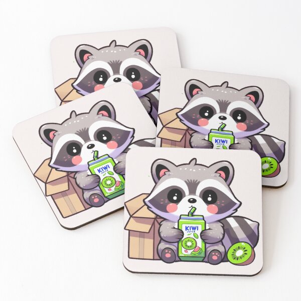 Item preview, Kiwi Juice Raccoon designed and sold by LemuellTrends.