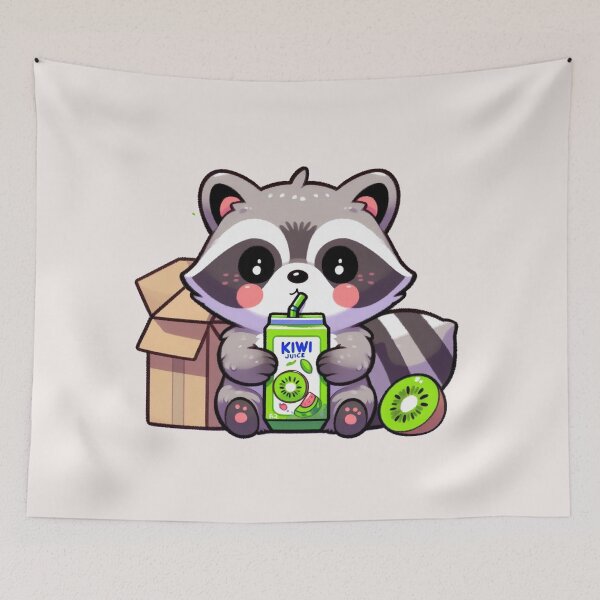 Item preview, Kiwi Juice Raccoon designed and sold by LemuellTrends.