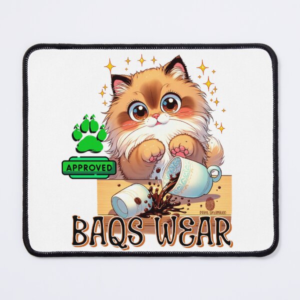 Item preview, Cat Knocked Off Coffee-D12 designed and sold by Sheila Baquero.