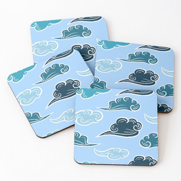 Item preview, Cloudy day seamless pattern designed and sold by pinkyfish1010.
