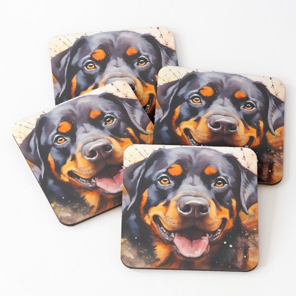 Artikelvorschau, Aquarell Rottweiler entworfen und verkauft von TheAnimalZ00.
