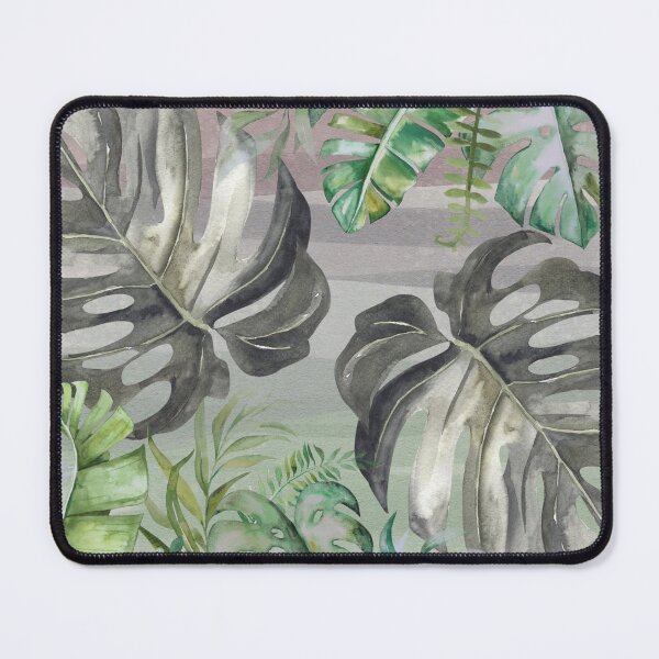 Item preview, Tropical Leaves Water Color Background designed and sold by WhiteSoftPetals.