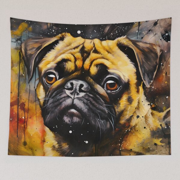 Item preview, Watercolor Pug designed and sold by TheAnimalZ00.