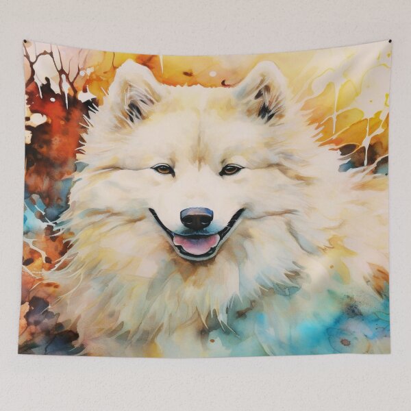 Item preview, Watercolor Samoyed designed and sold by TheAnimalZ00.