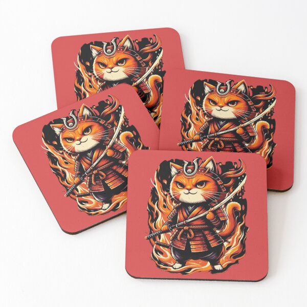 Item preview, Cats Samurai designed and sold by DaewyGraphics.