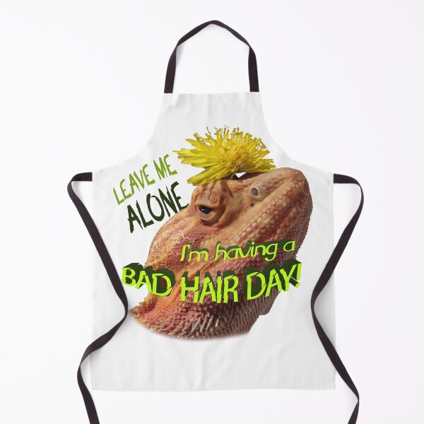Item preview, BAD HAIR DAY with Bearded Dragon designed and sold by VWSArt.