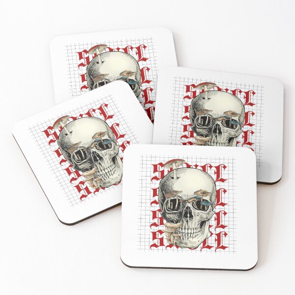 Item preview, Ethereal Essence: Black Minimalist Skull designed and sold by ColorSplash123.