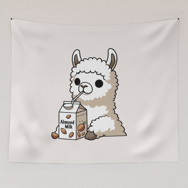Item preview, Almond Milk Llama designed and sold by LemuellTrends.