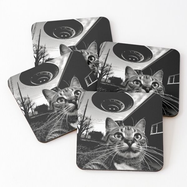 Item preview, Mystic Feline Encounter UFO Whimsy designed and sold by Dimokaya Clothing Co..