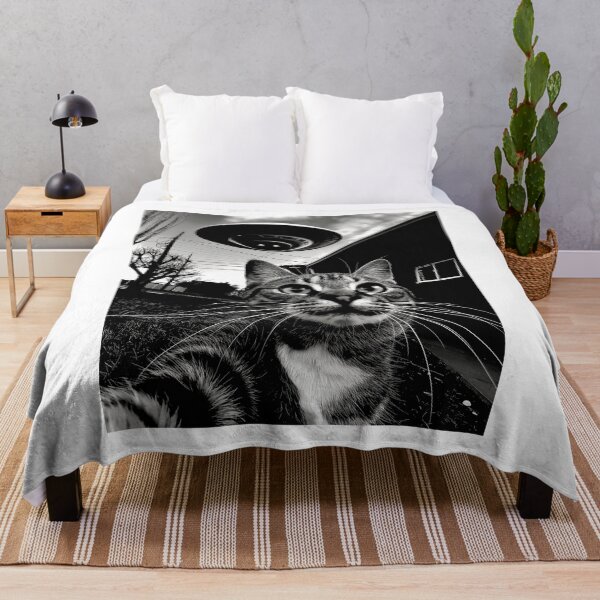 Item preview, Mystic Feline Encounter UFO Whimsy designed and sold by Dimokaya Clothing Co..