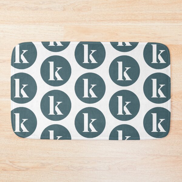 Item preview, Lowercase Alphabet K in Green Circle Modern Monogram Family Name Initial designed and sold by Ching Teoh.