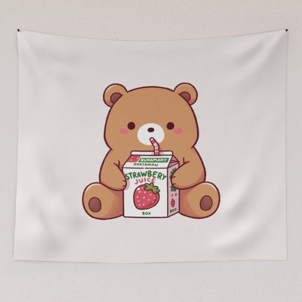 Item preview, Strawberry Juice Bear designed and sold by LemuellTrends.