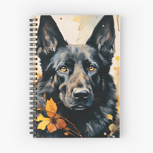 Item preview, Watercolor Black German Shepherd designed and sold by TheAnimalZ00.
