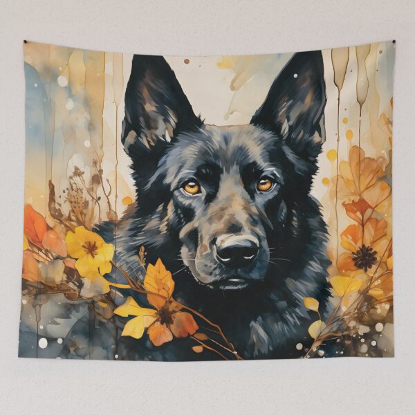 Item preview, Watercolor Black German Shepherd designed and sold by TheAnimalZ00.