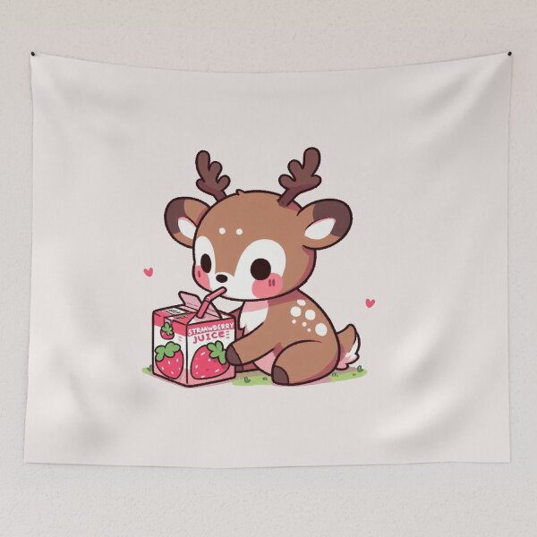 Item preview, Strawberry Juice Deer designed and sold by LemuellTrends.