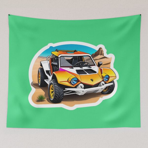 Item preview, Cool Dune Buggy Desert Rally Racing Car designed and sold by TheArtOfPat.