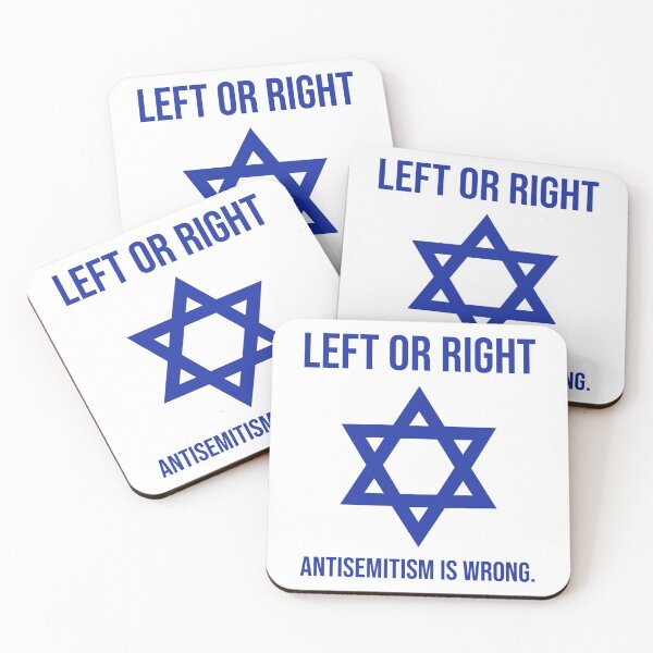 Item preview, Left or right antisemitism is wrong.  designed and sold by Rachel the Artist .