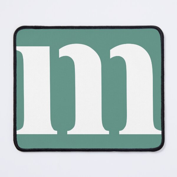 Item preview, Lowercase Alphabet M in Green Circle Modern Monogram Family Name Initial designed and sold by Ching Teoh.